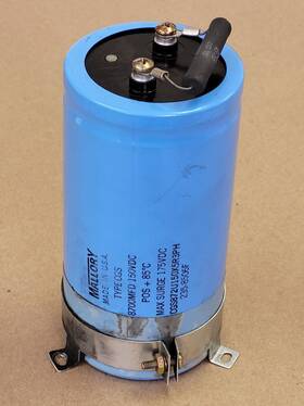 Cgs872u150x5r3ph Mallory Type Cgs Capacitor 8700mfd 150vdc Pos 85 C 235-8506f