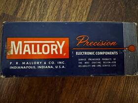 Fp333.14 Mallory 100/10/20uf 400v/50v Electrolytic Capacitor Nos Usa