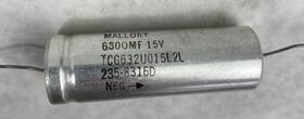 Tcg632u015l2l Mallory 6300mf 15v 235-8316d Capacitor Lot Of 9
