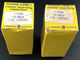 14216 Mars Mars/line Motor Starting Capacitor Lot Of 2