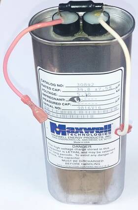 30842 Maxwell 34.8 Uf F 5.3 Kv High Voltage Oil Filled Capacito - Free Shipping