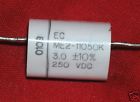 Me2-1105ck Electronic Concepts Uf Metallized Polyester Film Capacitor Lot Of