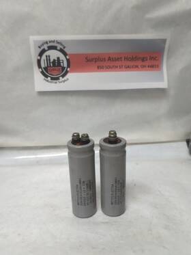 3186br602u02u40ama1 Mepco 3186be602u040ama1 Mepco/electra Capacitor 600uf-10 75% Lot Of 2 Pre-owned