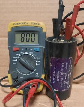 35f2232ba1 Mepco/electra #35f2232ba1 Capacitor 815-975 Mfd 125vac Q167a