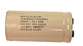 3186ee601t400ama1 Mepco/electra 43b128449-74 /43f6034ma4 Aluminum Electrolytic Capacitor #3186ee601t400ama1
