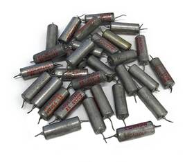 80466-57 Micamold Lot Of 30 Vintage 80466-57/58 .047mf 300v Capacitors Guitar Tone Caps