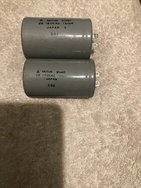 Mot23-st150 Motor Start 2 Ac Caps 150 Uf 180 Vac 170 292&541 .they Are For