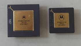 A12038v1sbt-c Motorola Gold And Ceramic Scrap - Mc68020 Mc68000 Cpu Processors
