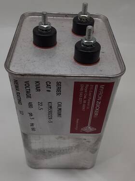 Kim53022x-3 Myron Zucker Calmount Power Capacitor 480v 22.5kvar