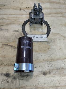 Ce85c Nichicon Nq Style 400v 3300uf Capacitor Used One