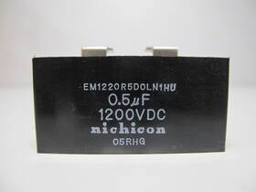 Em1220r5d0ln1hu Nichicon Em1220r5d0ln3hu Capacitor 0.5 Uf 1200vdc 0.5uf 1200 V Dc Vdc Absorption