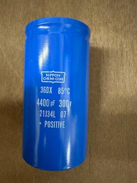 21j34l Nippon Chemi-con 31j34l 1 - Capacitor 36dx 85 Degree C 4400 Uf 300 07 Positive