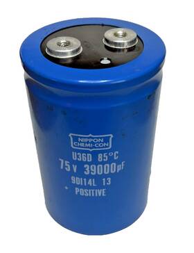 5da34l Nippon Chemi-con U36d Electrolytic Capacitor 75v 39000uf 13