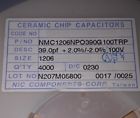 Nmc1206npo390g100trp Nic Full Reel Npo Nos Usa