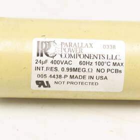 005-4438-p Parallax Power Components 400vac 24uf Capacitor Flying Lead