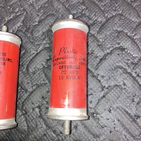 Of100-203 Plastic Capacitors .02mfd 10kvdc 1piece