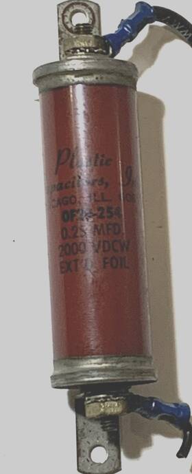 Of20-503bt Plastic Capacitors Inc 1piece Of20-25 0.25mfd 2000 Vdcw 15.01 Free Shipping