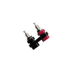 2269-2 Pomona Electronics Panel Mount Insulated Double Banana Jacks With Mounting Base