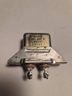 Cp65b1ef104v Pyramid 1.0mf 600vdc Capacitor Pn Used Warranty