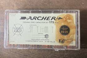 272-601 Radioshack Radio Shack Archer Ceramic Disc Capacitor Kit