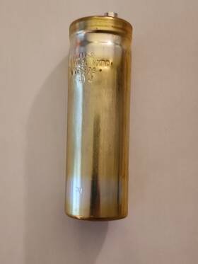 411711-2 Raytheon 3000uf 25vdc Screw-terminal Electrolytic Capacitor Used