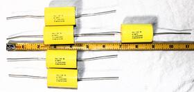 Pptf405k4a Rel-cap 4.0uf 400v Axial Film Capacitor Polyester Tube Audio Amplifier Qty 5