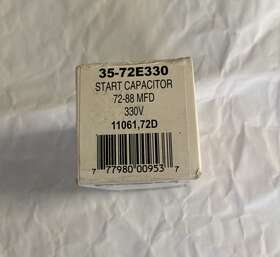 35-72e330 Rotom Start Capacitor 72 - 88 Mfd 330v 11061 72d