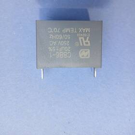 Cbb61-20uf-250v Ru Cbb61 20uf 250v 250vac 20mfd Fan Motor Insert Capacitor 20 F 5% 2 Pins