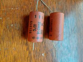 4555000-01 Sangamo 16 Uf 150vdc Axial Electrolytic Capacitor Vintage Lcr Tested