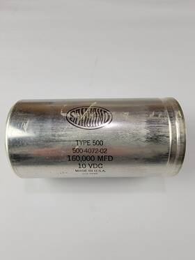 500-4072-02 Sangamo Type 500 Electrolytic Capacitor 160000 F 10vdc Screw Industrial Computer