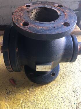 599-05971 Siemens 3 Inch Flanged Globe Valve 2 Way