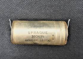 39d635 Sprague Axial Electrolytic Capacitor 6000 F 15vdc 7413l Apple 1