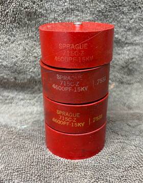4600pf-z Sprague 715c-z 4600pf 15kvdc Harris Gates Transmitters