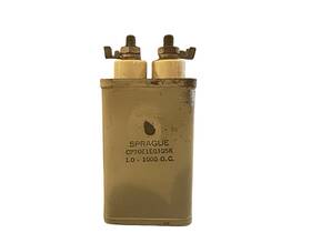 Cp70e1eg105k Sprague 55969 Oil Capacitor 1 F 1000vdc Vintage High Voltage Usa Made