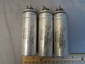 Ce42c350q Sprague 3 Dual Capacitors 2x35uf 400vdc Electrolytic Screw Base