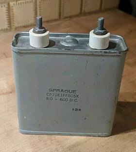 Cp70e1ff805x Sprague Capacitor 8.0-600 Dc