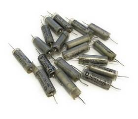 L196p18353s2 Sprague Lot Of 18 Vintage Vitamin Q .018uf 300vdc Capacitors Guitar Tone Caps