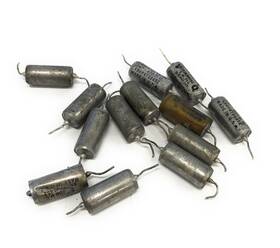 L96p47394s2 Sprague Lot Of 13 Vintage Vitamin Q .047uf 400vdc Capacitors Guitar Tone Caps