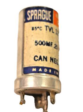 Tvl-1220 Sprague Tva-1418 Aluminum Electrolytic Capacitor 500mf 25vdc Twist Lock