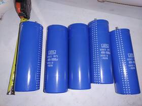 Ad-9499a Sprauge Giant Large Industrial Capacitor U32d272 400v 6000uf Lot Of 5 Nippon