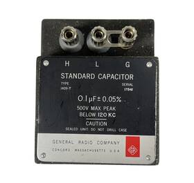 1409-t Standard 1409t General Radio Company Capacitor - 0.001 Uf 500v Below 120 Kc