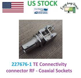 Rt1-1js2v-1n Te Connectivity Lot Of 2 227676-1 Connector Rf - Coaxial Sockets Used
