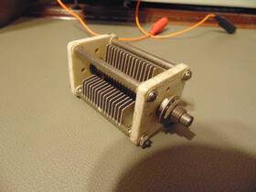 13859 Teleradio Vintage Variable Air Capacitor 7 To 187 Pf
