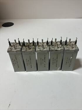 Tobe 178484 Lot Of 5 D Cond. .873 Mf 400 V Dc