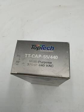 Tt-cap-55 Toptech Tt-cap-55/440 Oval Capacitor 55 Mfd 370 Or 440 Vac
