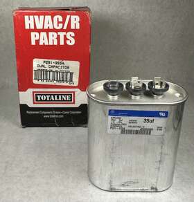 P291-3554 Totaline New Oem Genuine / Carrier Dual Capacitor 440v 35/5uf B