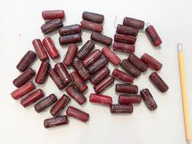 Cm06fd202j03 Trw Lot Of 45 Used .68uf 100v Mojo Tone Capacitors