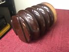 Uc2992 Faradon Large Brown Electric Insulator From Radio Station Lapp Ladd