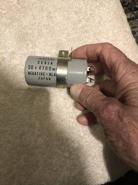 Uni23-con45 Unicon Ce61a 50vdc 4700 Uf Electrolytic Capacitor Fully Tested Esr