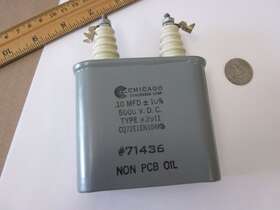 Cq72e1en104k3 Us Gov. 3 Pieces Fixed Plastic Capacitor P/n New